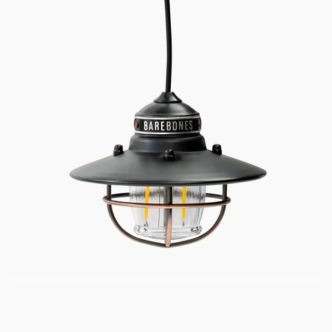 Barebones Edison pendant light in bronze vintage industrial lamp