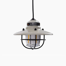 Barebones Edison pendant light in vintage white retro hanging lamp for indoor and outdoor use