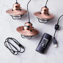 BareBones Edison string light copper vintage outdoor lighting for patio and garden