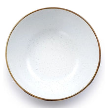 BareBones Eggshell enamel serving bowls set of 2 for outdoor and kitchen use