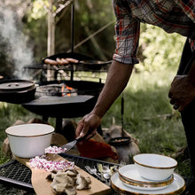 BareBones enamel mixing bowl set of 2 in eggshell color for durable kitchen prep