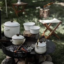 BareBones enamel mixing bowl set of 2 in eggshell color for durable kitchen prep