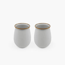 BareBones enamel tumbler eggshell finish set of 2 durable drinkware