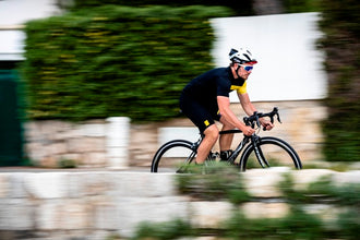 Bollé Shifter White Shiny Sunglasses with Brown Blue Lenses