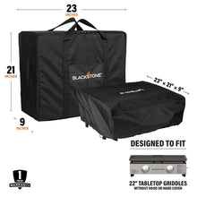Blackstone 22 inch tabletop griddle cover and carry bag waterproof and durable