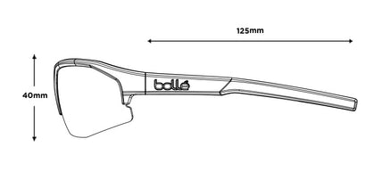 Bollé Bolt 2.0 Creator Teal Metallic sunglasses with Volt+ Ruby polarized lens