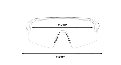 Bollé C-Shifter black matte sunglasses with TNS Gold lens