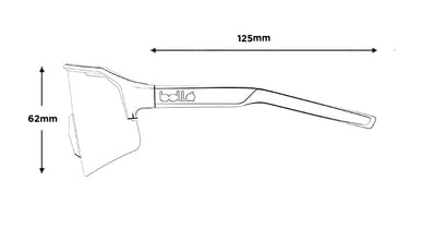 Bollé C-Shifter black matte sunglasses with TNS Gold lens
