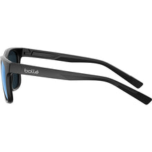 Bollé ESTEEM Black Matte sunglasses with Sky Blue polarized lenses