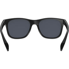 Bollé ESTEEM Black Matte sunglasses with Sky Blue polarized lenses