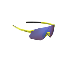 Bolle ICARUS Acid Yellow Matte sunglasses with brown blue lenses