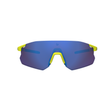 Bolle ICARUS Acid Yellow Matte sunglasses with brown blue lenses