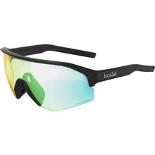 Bollé Lightshifter black matte sunglasses with Phantom Clear Green photochromic lens