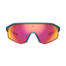 Bollé Lightshifter Creator teal metallic sunglasses with Volt+ ruby polarized lenses