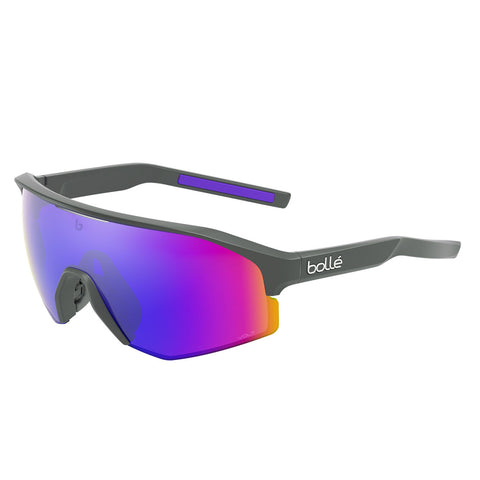 Bollé Lightshifter titanium matte sunglasses with Volt Ultraviolet lens