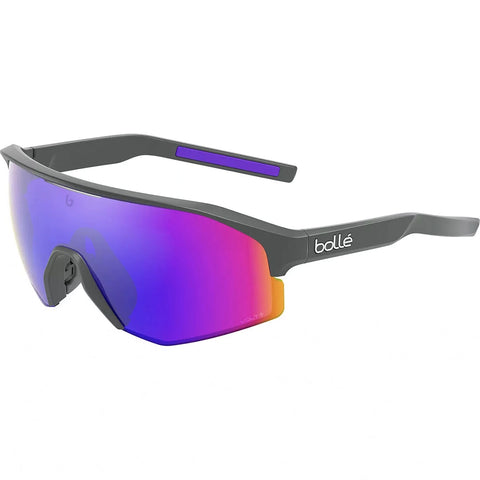 Bollé Lightshifter titanium matte sunglasses with Volt+ polarized UV lenses