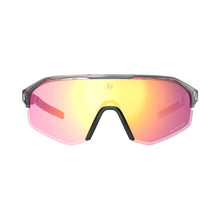 Bollé LIGHTSHIFTER XL grey crystal cycling helmet with Phantom Clear Lava photochromic lens