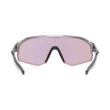 Bollé LIGHTSHIFTER XL grey crystal cycling helmet with Phantom Clear Lava photochromic lens