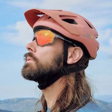 Bollé LIGHTSHIFTER XL grey crystal cycling helmet with Phantom Clear Lava photochromic lens