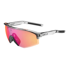 Bollé LIGHTSHIFTER XL grey crystal cycling helmet with Phantom Clear Lava photochromic lens