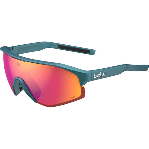 Bolle LIGHTSHIFTER XL Volt+ ruby polarized sunglasses creator teal metallic