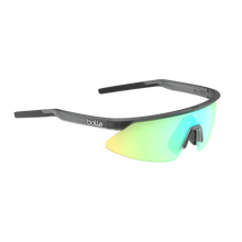 Bollé Micro Edge Black Frost sunglasses with Phantom Clear Green photochromic lens
