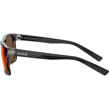 Bollé Reverence Grey Crystal Black sunglasses with Sunrise polarized lenses