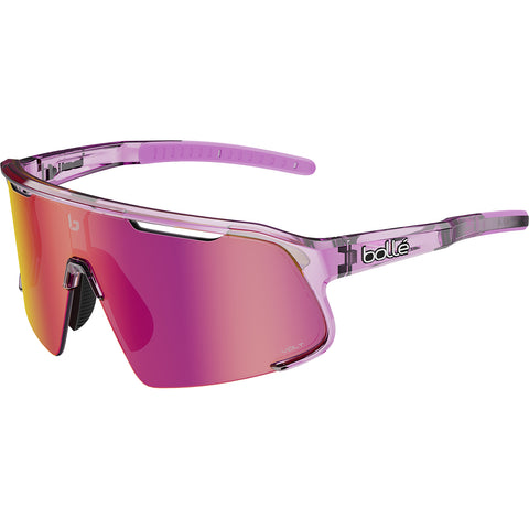 Bollé Speedchaser Astro Pink Crystal sunglasses with Volt Ruby lens for cycling and outdoor sports