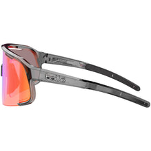 Bollé SPEEDCHASER Dark Grey Crystal cycling helmet with Phantom Clear Lava photochromic lens