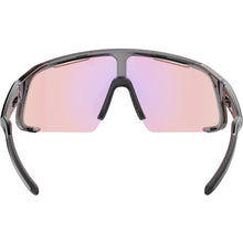 Bollé SPEEDCHASER Dark Grey Crystal cycling helmet with Phantom Clear Lava photochromic lens