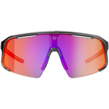 Bollé SPEEDCHASER Dark Grey Crystal cycling helmet with Phantom Clear Lava photochromic lens