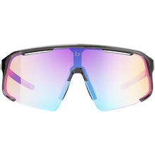 Bollé SPEEDCHASER Dark Grey Crystal cycling helmet with Phantom Clear Lava photochromic lens
