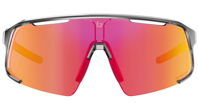 Bollé SPEEDCHASER Dark Grey Crystal cycling helmet with Phantom Clear Lava photochromic lens