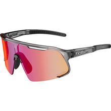 Bollé SPEEDCHASER Dark Grey Crystal cycling helmet with Phantom Clear Lava photochromic lens