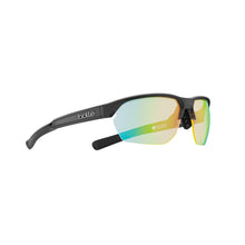 Bollé VICTUS Black Frost sunglasses with Phantom Clear Green photochromic performance lens