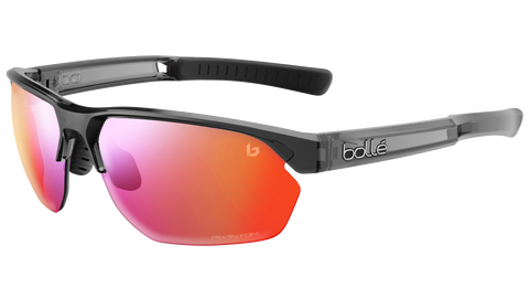 Bollé VICTUS Black Matte sunglasses with Phantom Clear Lava photochromic lenses