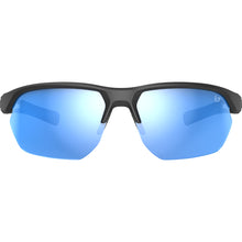 Bollé VICTUS Black Matte Sky Blue Polarized Sunglasses