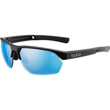 Bollé VICTUS Black Matte Sky Blue Polarized Sunglasses