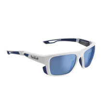 Bollé AIRDRIFT White Matte Navy Sunglasses with Volt+ Offshore Polarized Lenses