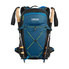 CamelBak Fourteener 26 hydration hiking pack in Gibraltar Navy and Summer Lime