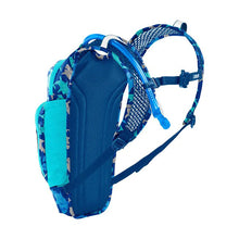 Camelbak Kids Mini M.U.L.E. 50oz hydration pack with Blue Sharks design