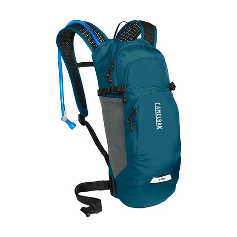 Camelbak Lobo 9 hydration pack with 70oz water reservoir Moroccan Blue Black
