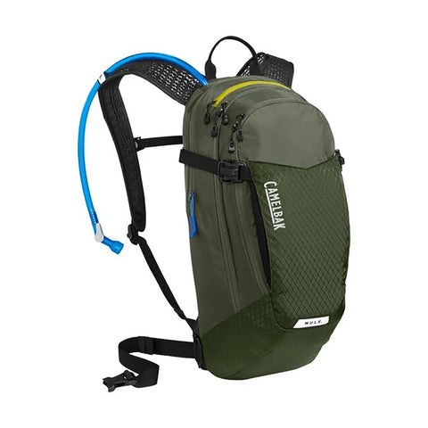 Camelbak M.U.L.E. 12 hydration pack 100oz in Dusty Olive mountain bike backpack