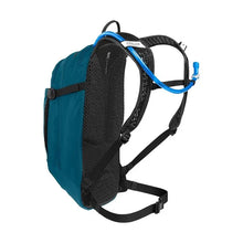 Camelbak M.U.L.E. 12 hydration pack in Moroccan Blue and Black with 100 oz reservoir