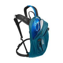 Camelbak M.U.L.E. 12 hydration pack in Moroccan Blue and Black with 100 oz reservoir