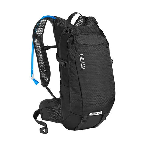 Camelbak M.U.L.E. Pro 14 hydration pack with 100oz reservoir in black for cycling