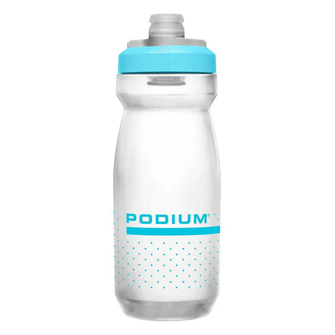 CamelBak Podium 21oz water bottle in Lake Blue for cycling and sports hydration