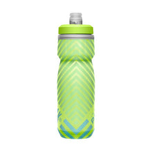 Camelbak Podium Chill 21oz insulated bike bottle Lime/Blue Stripe