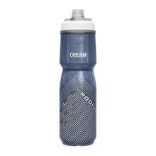 CamelBak Podium Chill 21oz insulated water bottle in navy perforated design