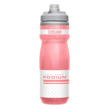 CamelBak Podium Chill 21oz insulated water bottle in reflective pink